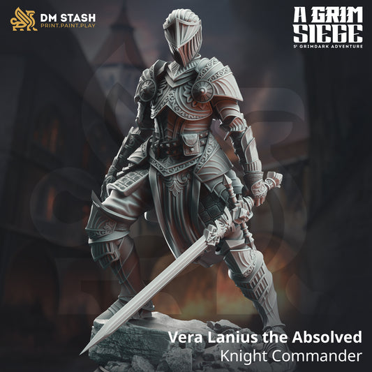 Vera Lanius the Absolved - Knight Commander | 32mm / 75mm Scale