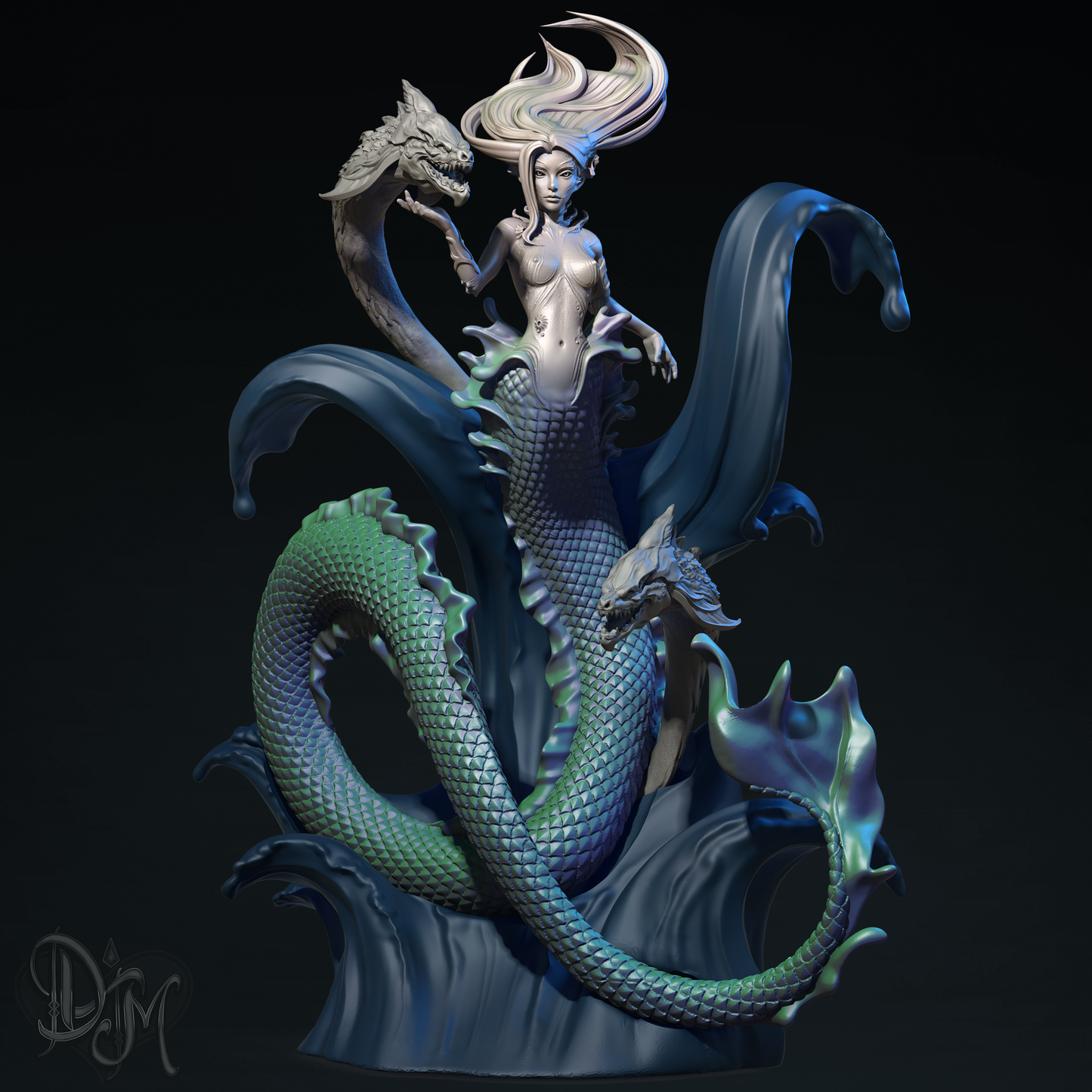 Zehenna, the Sea Nymph | 75mm Scale | Dungeons & Maidens