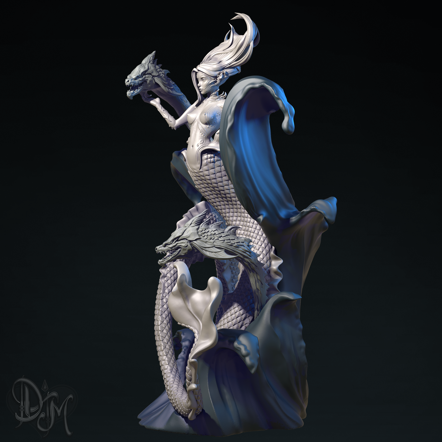 Zehenna, the Sea Nymph | 75mm Scale | Dungeons & Maidens