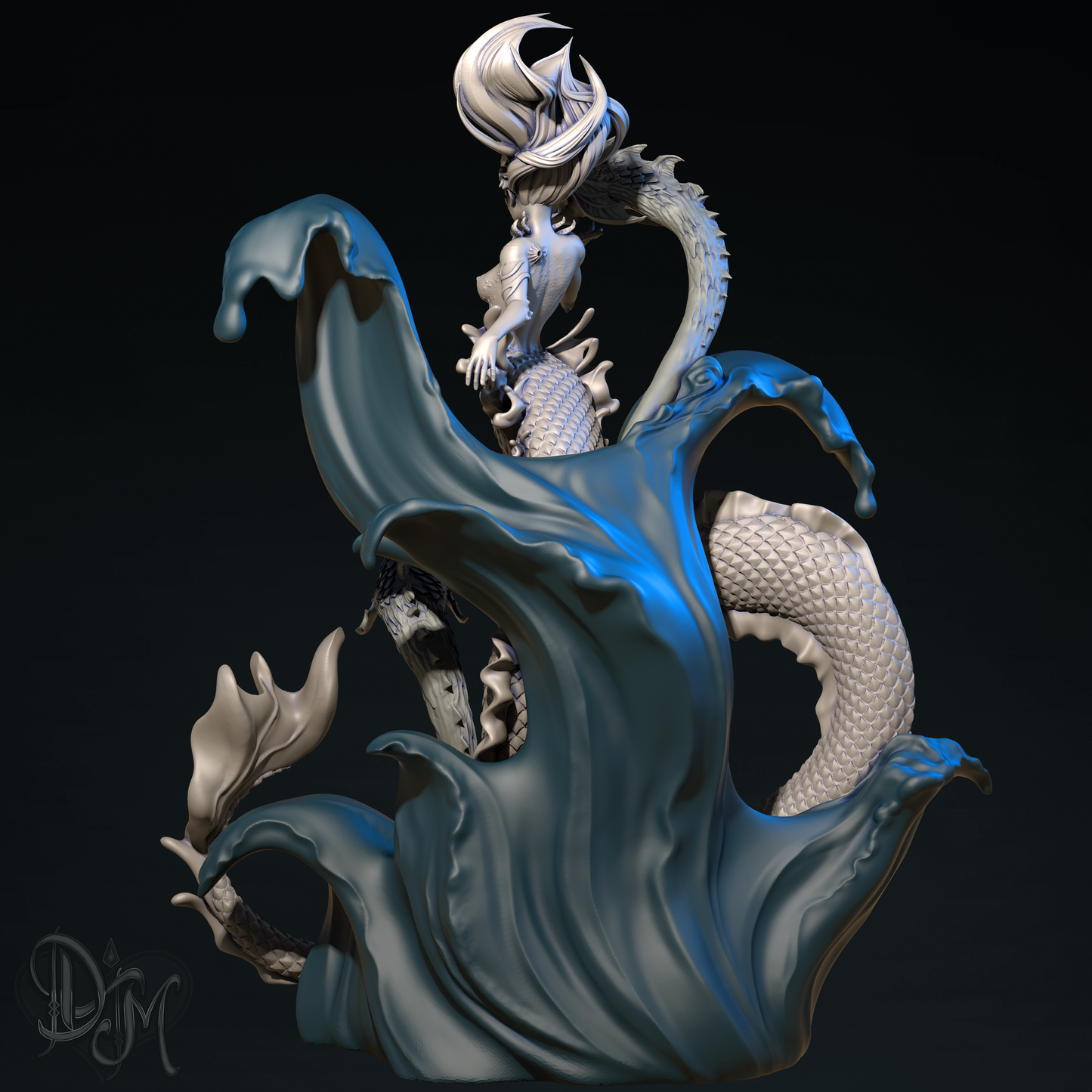 Zehenna, the Sea Nymph | 75mm Scale | Dungeons & Maidens