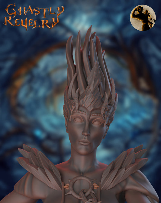 Lucianna the Ghost Queen | 75mm Scale | The Printer's Apprentice