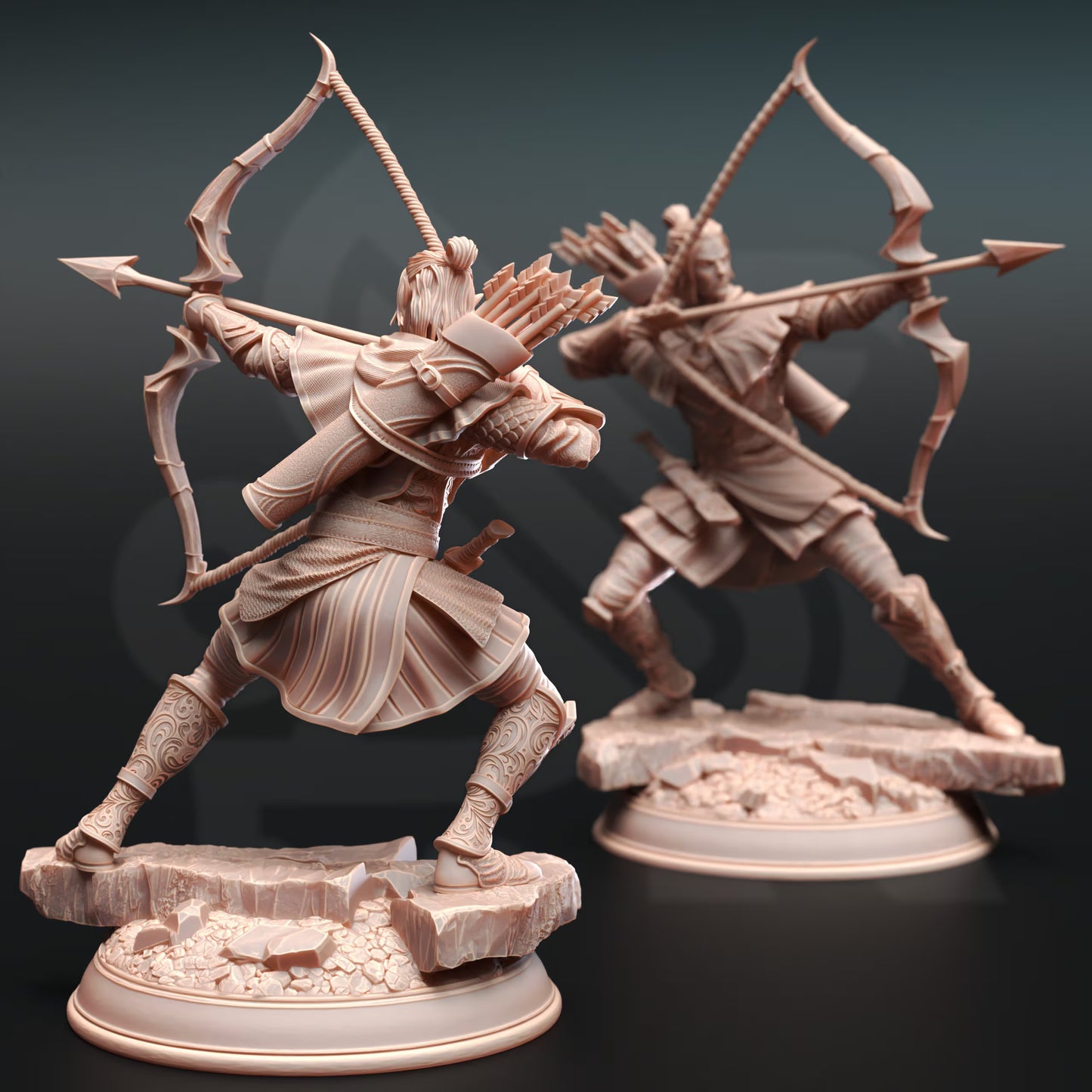 Ervion ro Estel - Elven Ranger | 32mm / 75mm Scale | DM Stash