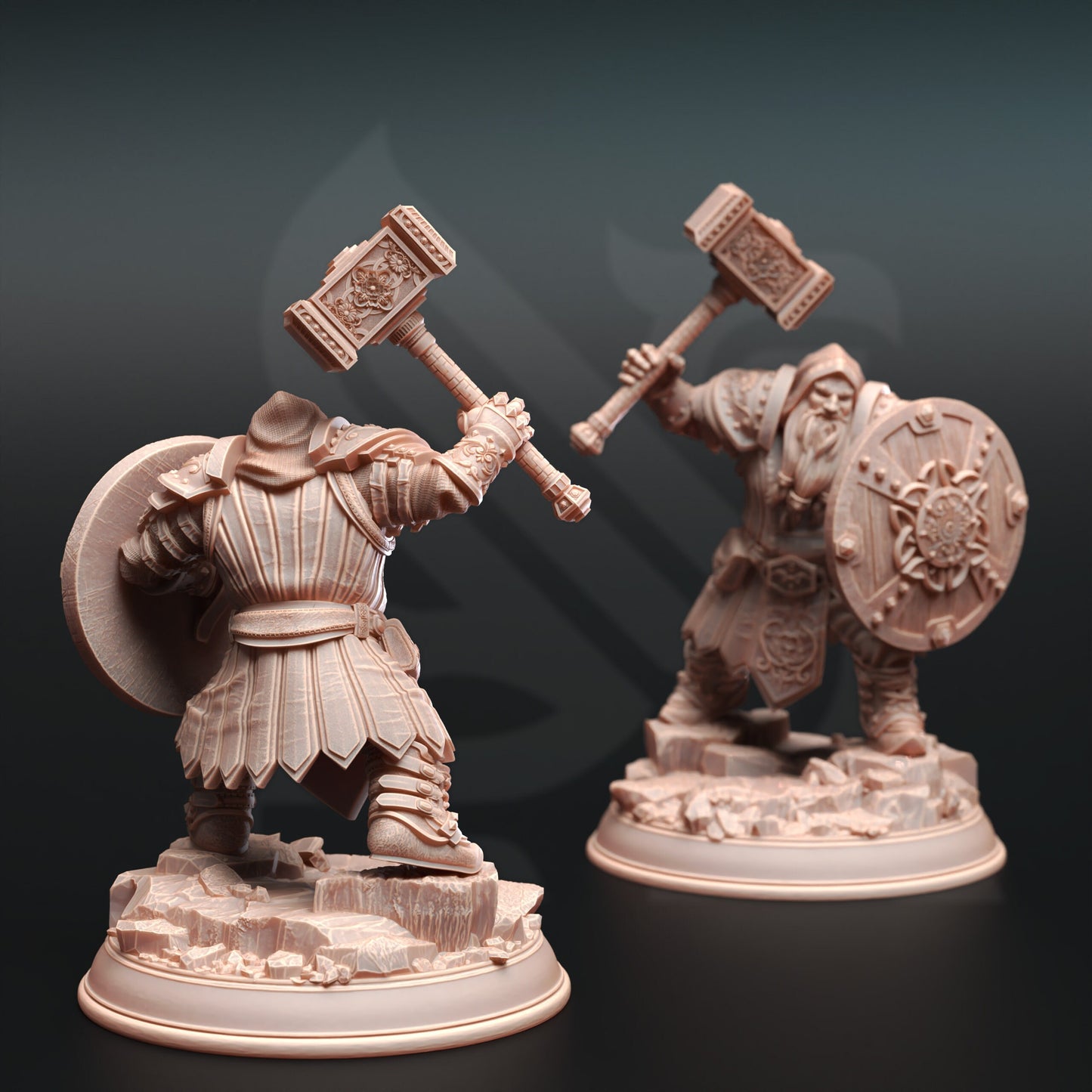 Tors of Delvdor - Dwarven Cleric | 32mm / 75mm Scale | DM Stash