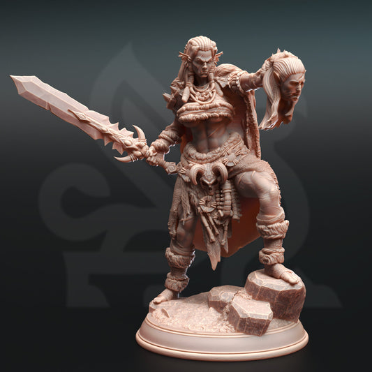 Brakaza - The Goblin Queen | 32mm / 75mm Scale | DM Stash