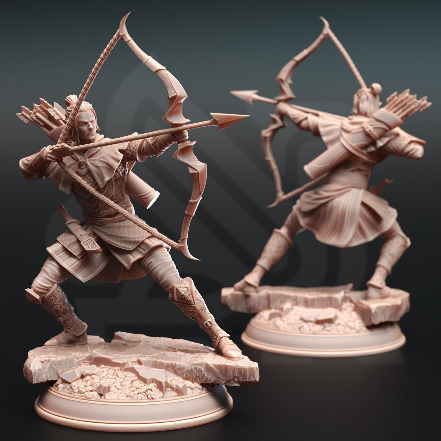 Ervion ro Estel - Elven Ranger | 32mm / 75mm Scale | DM Stash