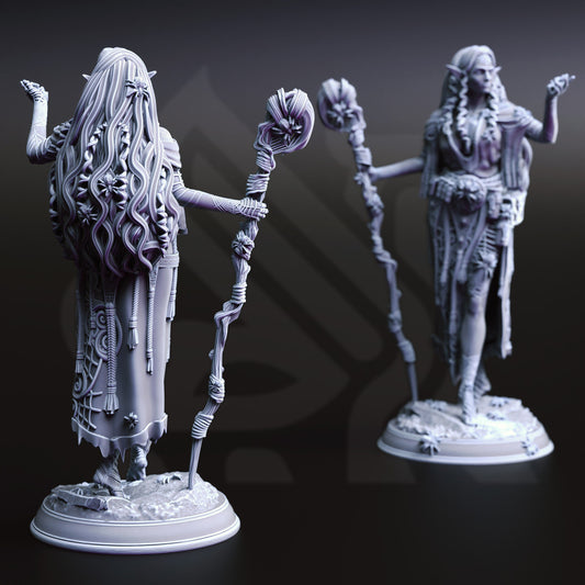 Irinia - Drow Spidermancer | 32mm / 75mm Scale | DM Stash