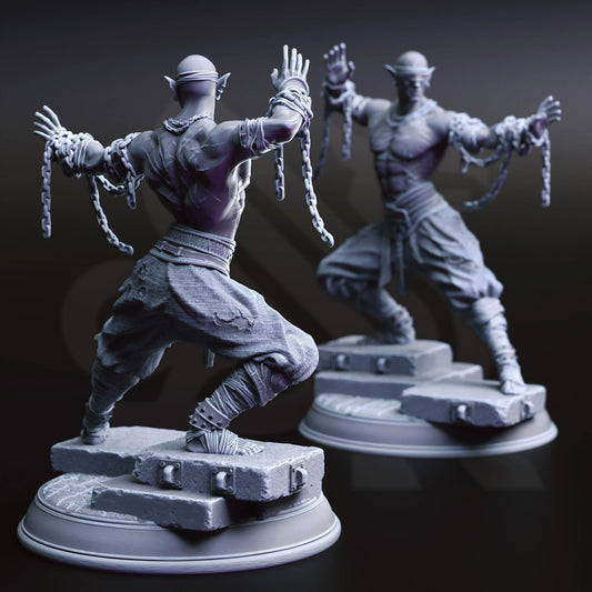 Uxas Vergos - The Awakened Monk | 32mm / 75mm Scale | DM Stash