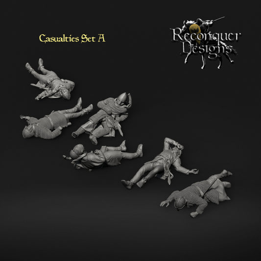 Casualties Set "A" | 28mm Scale | Reconquer Designs