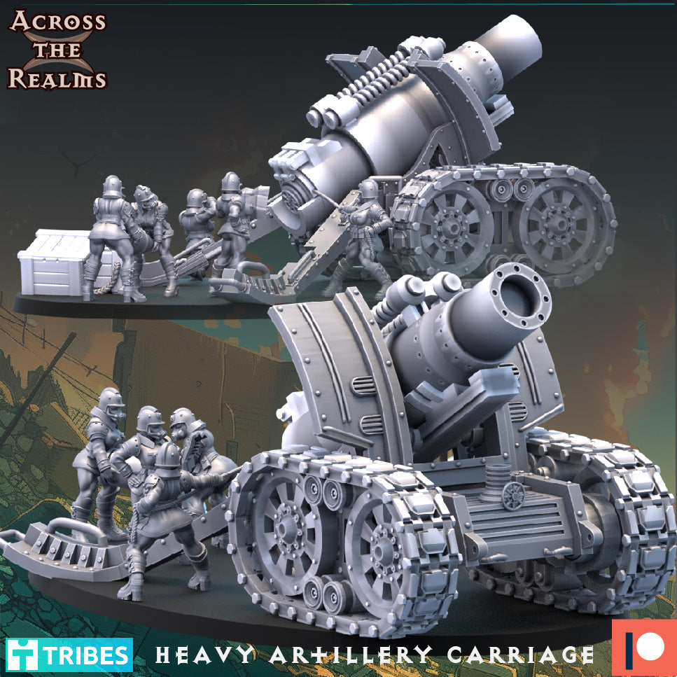 Heavy Artillery Carriage | 32mm Scale | Across the Realms