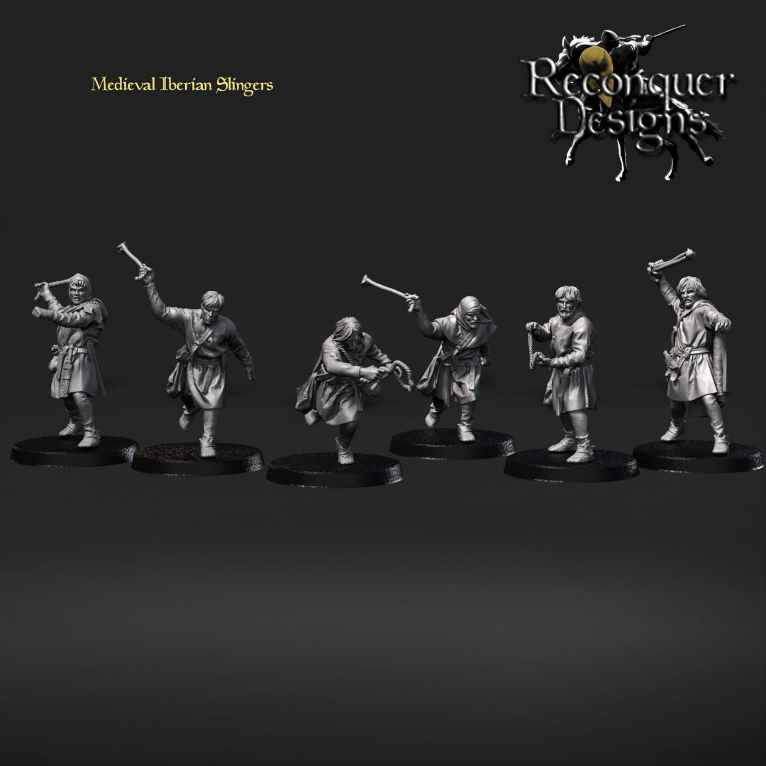 Medieval Iberian Slingers | 28mm Scale | Reconquer Designs