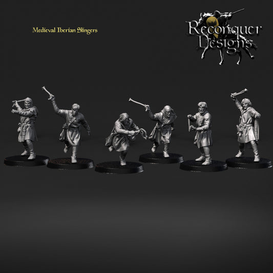 Medieval Iberian Slingers | 28mm Scale | Reconquer Designs