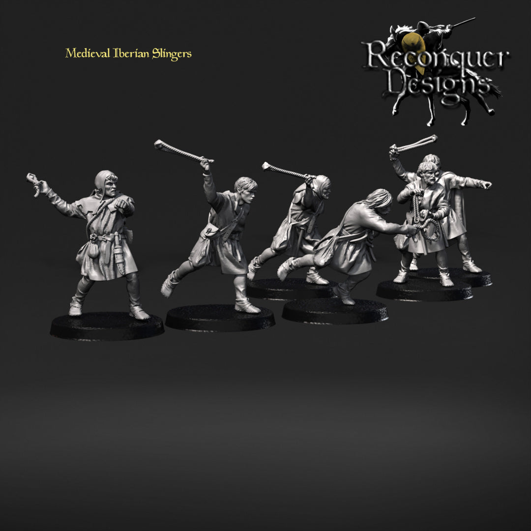 Medieval Iberian Slingers | 28mm Scale | Reconquer Designs
