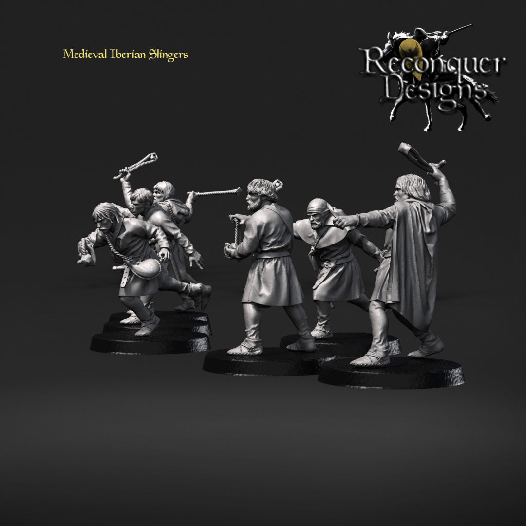 Medieval Iberian Slingers | 28mm Scale | Reconquer Designs