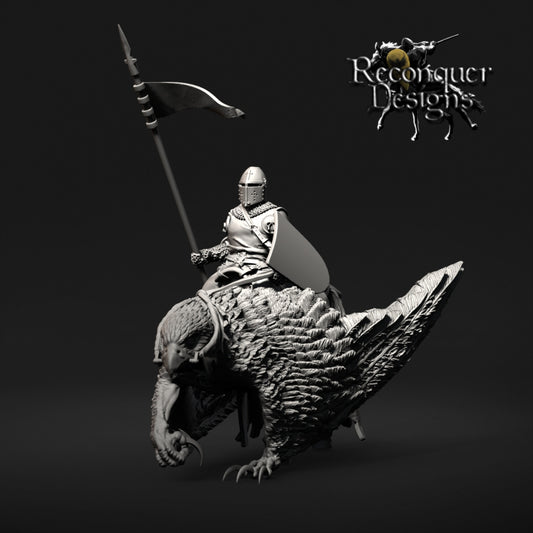 Duke on Hippogriff | 28mm Scale | Reconquer Designs