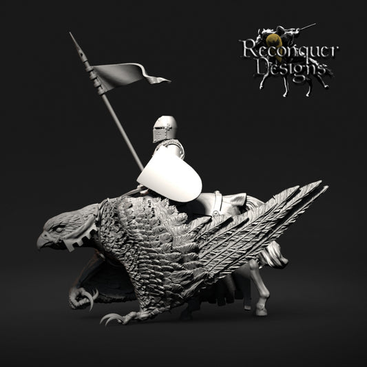 Duke on Hippogriff | 28mm Scale | Reconquer Designs