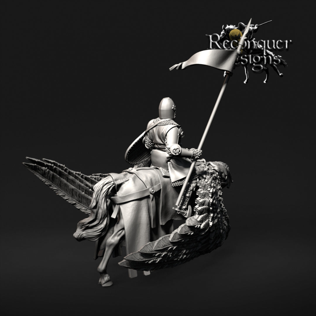 Duke on Hippogriff | 28mm Scale | Reconquer Designs