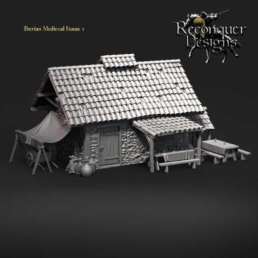 Iberian Medieval House 1 | 28mm Scale | Reconquer Designs