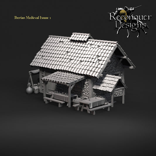 Iberian Medieval House 1 | 28mm Scale | Reconquer Designs