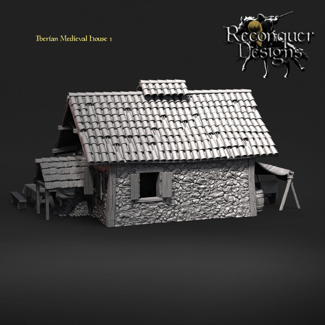 Iberian Medieval House 1 | 28mm Scale | Reconquer Designs