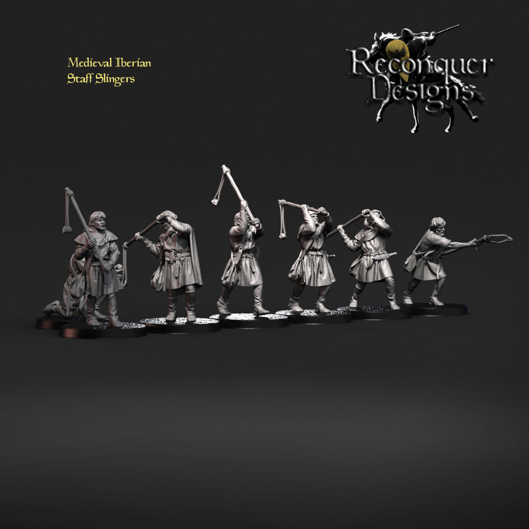 Medieval Iberian Slingers | 28mm Scale | Reconquer Designs
