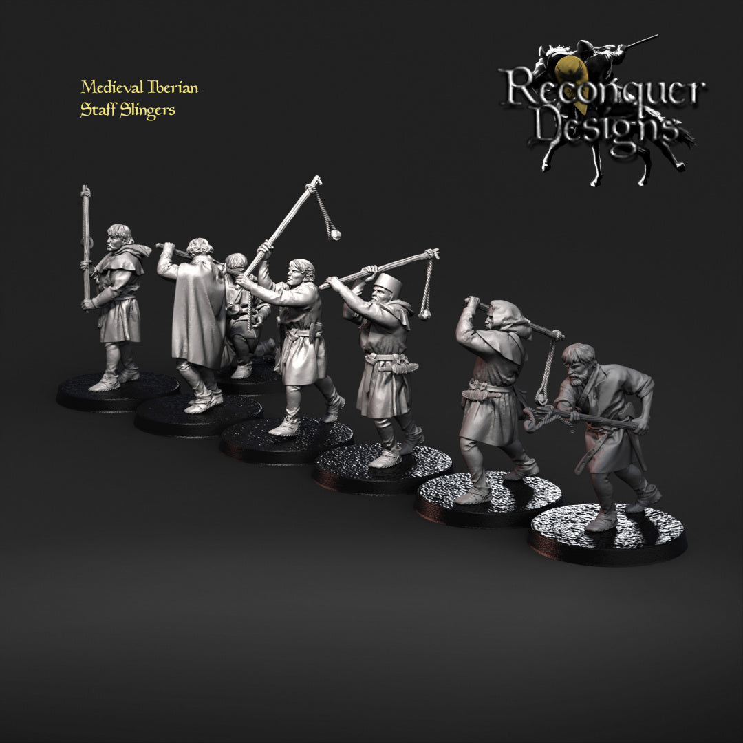 Medieval Iberian Slingers | 28mm Scale | Reconquer Designs