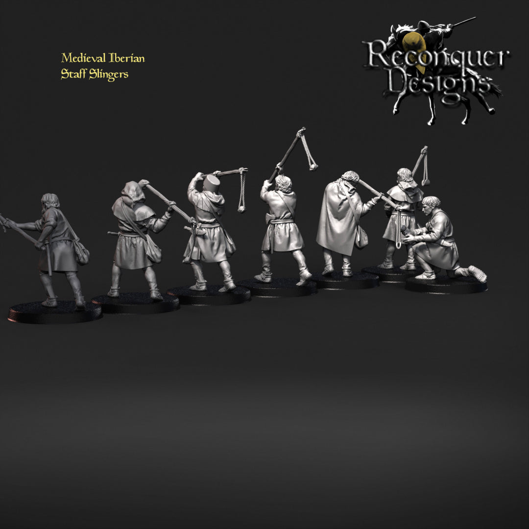 Medieval Iberian Slingers | 28mm Scale | Reconquer Designs