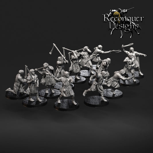 Medieval Iberian Slingers | 28mm Scale | Reconquer Designs