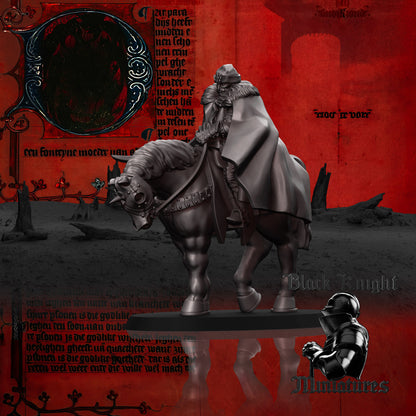 15th Century Mounted Vlad Tepes (Vlad the Impaler) | 28mm Scale | Black Knight Miniatures