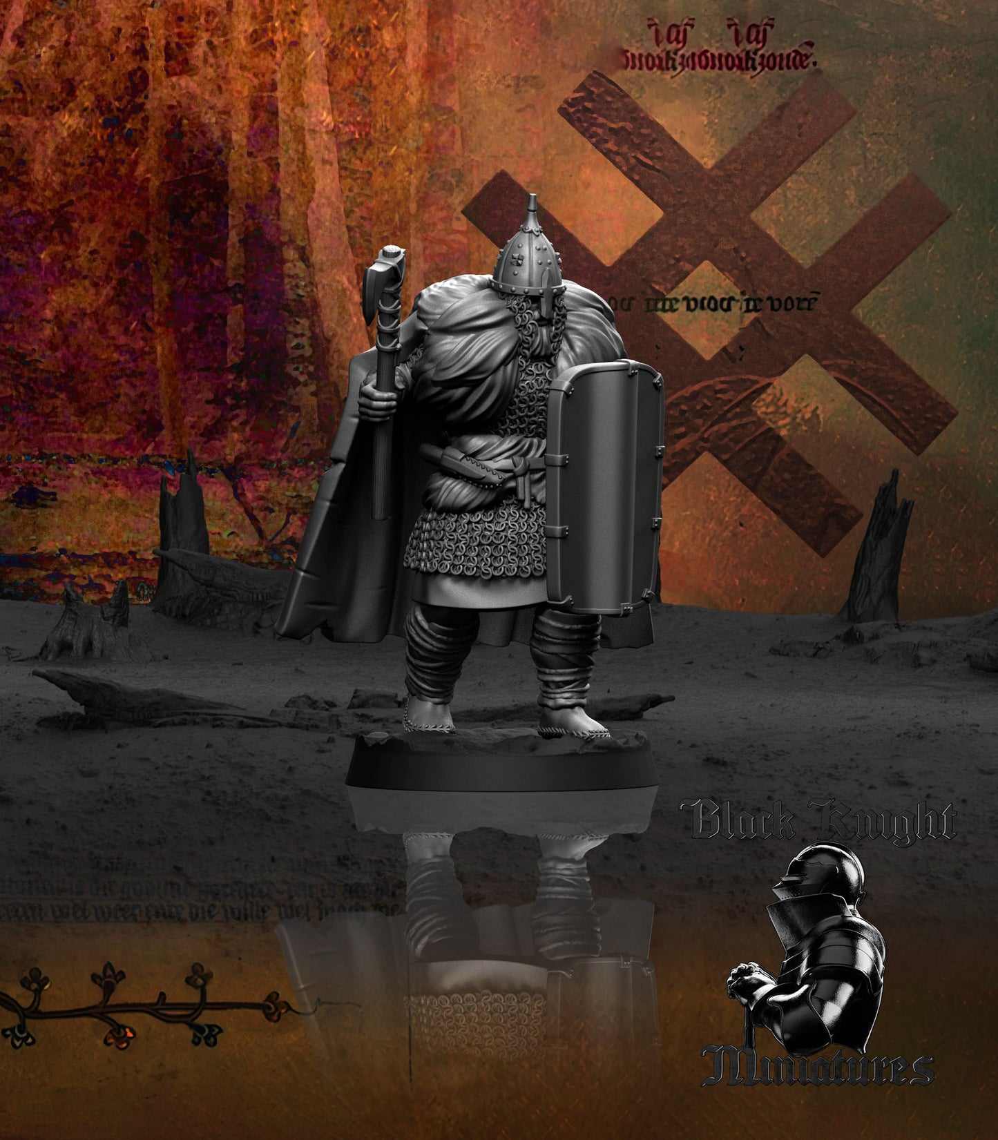 13th Century Vanem Lembitu | 28mm Scale | Black Knight Miniatures