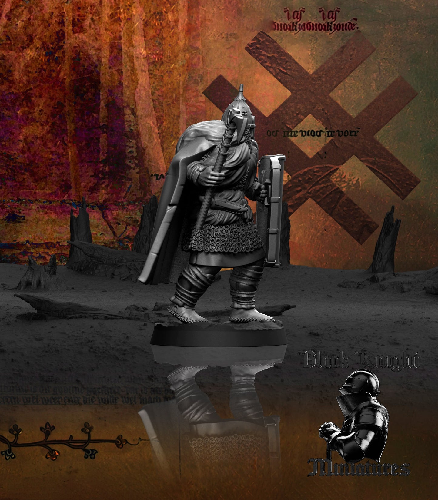 13th Century Vanem Lembitu | 28mm Scale | Black Knight Miniatures