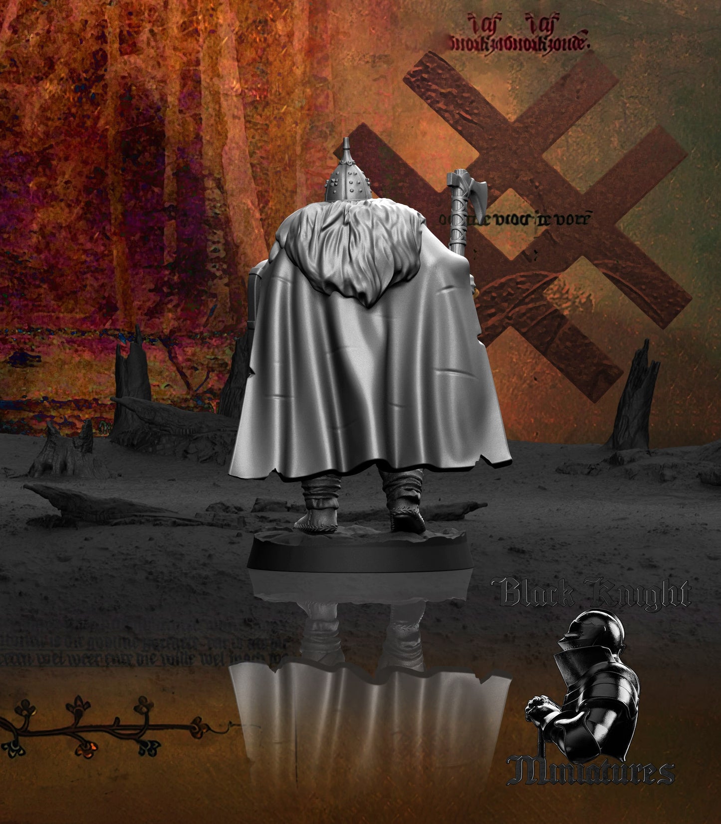 13th Century Vanem Lembitu | 28mm Scale | Black Knight Miniatures