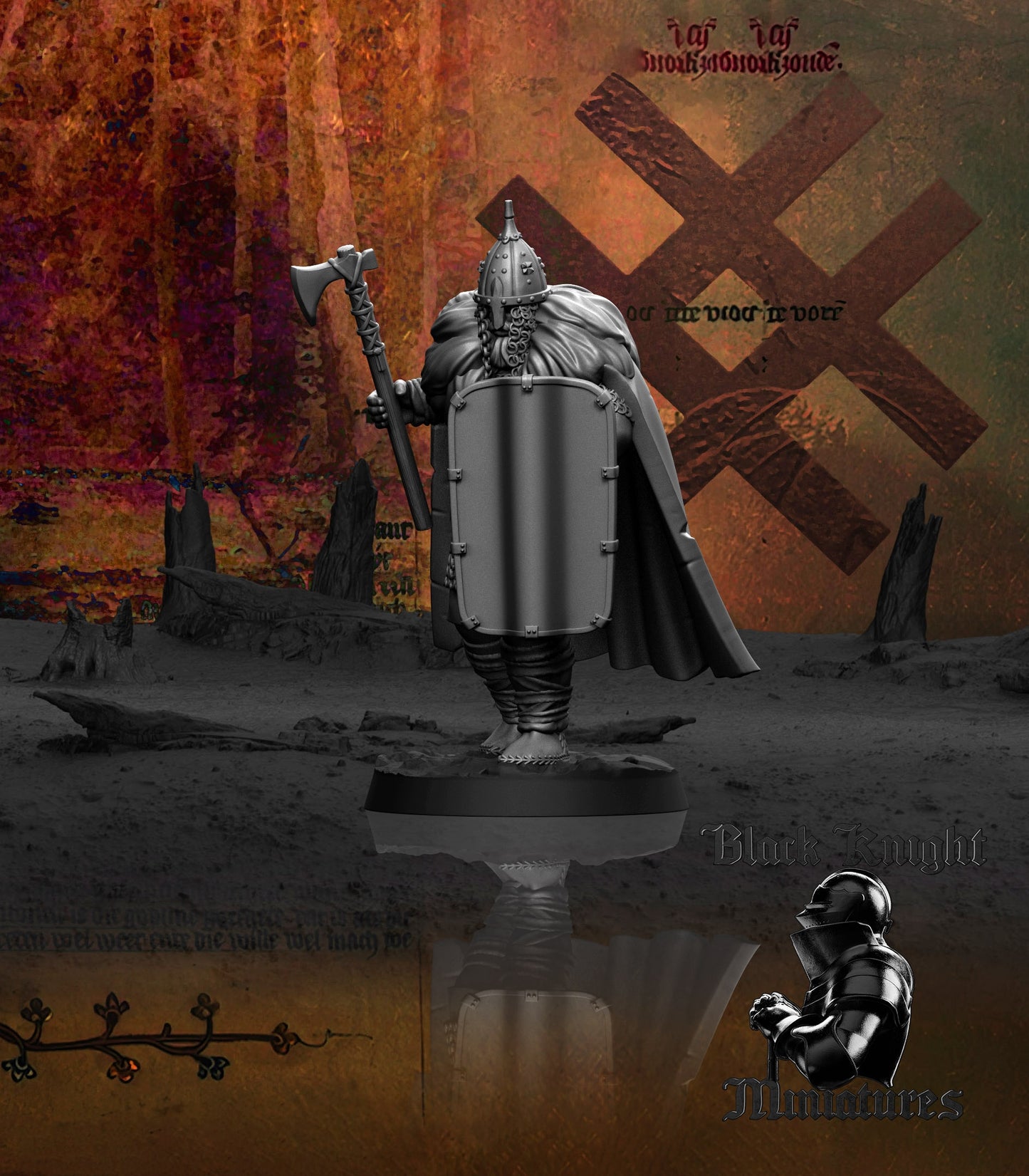 13th Century Vanem Lembitu | 28mm Scale | Black Knight Miniatures