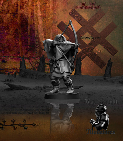 13th Century Samogitian Master Huntsman | 28mm Scale | Black Knight Miniatures