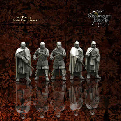 12th Century Iberian Court Guards | 28mm Scale | Reconquer Designs