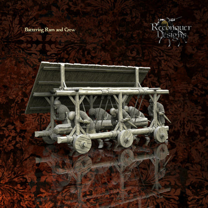 Battering Ram & Crew | 28mm Scale | Reconquer Designs