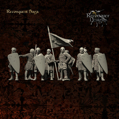 12th Century Foreign Knights | 28mm Scale | Reconquer Designs