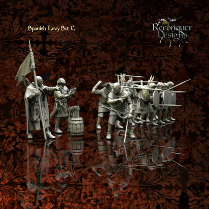 Spanish Levy Set "C" | 28mm Scale | Reconquer Designs