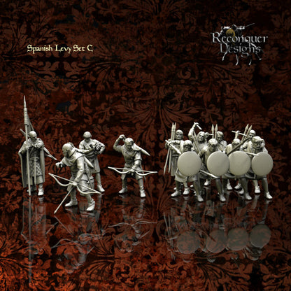 Spanish Levy Set "C" | 28mm Scale | Reconquer Designs