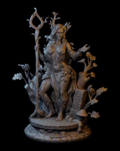 Dryad Druid | 35mm / 75mm | Hold My Miniatures