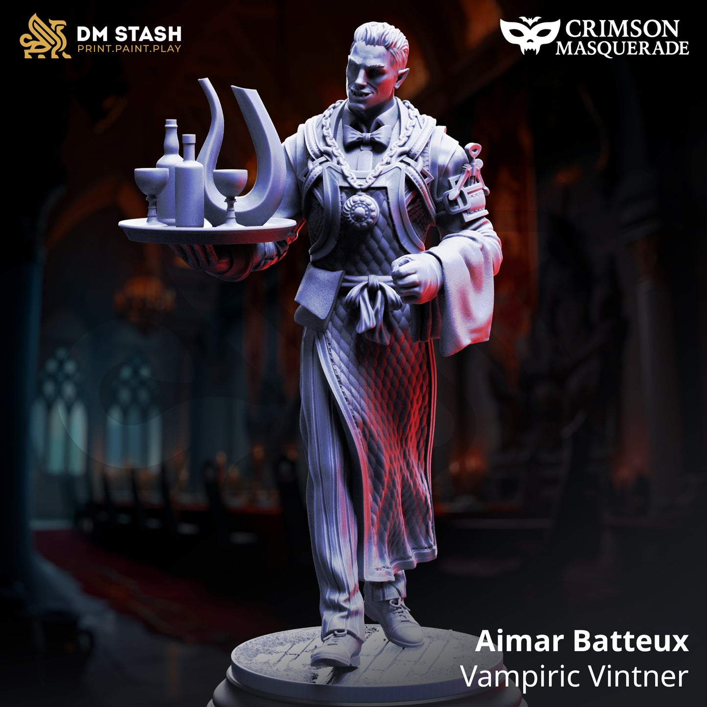 Aimar Batteux - Vampiric Vintner | 32mm / 75mm Scale | DM Stash