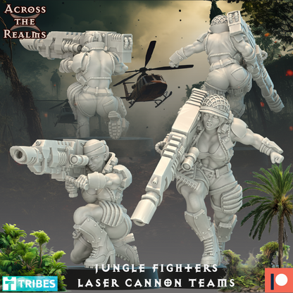 Laser Cannon Teams | 32mm Scale | Across the Realms