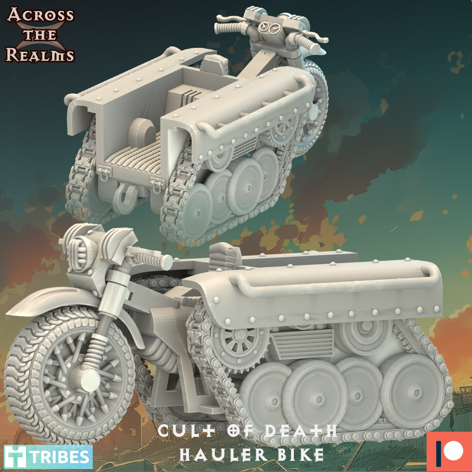 Hauler Bike | 32mm Scale | Across the Realms