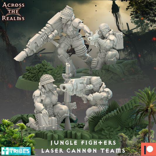 Laser Cannon Teams | 32mm Scale | Across the Realms