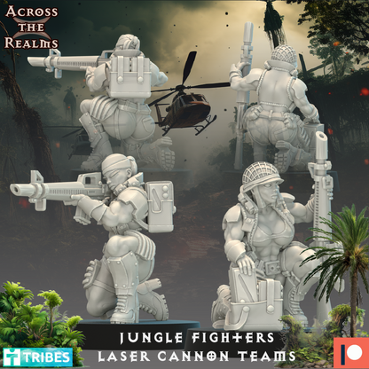 Laser Cannon Teams | 32mm Scale | Across the Realms