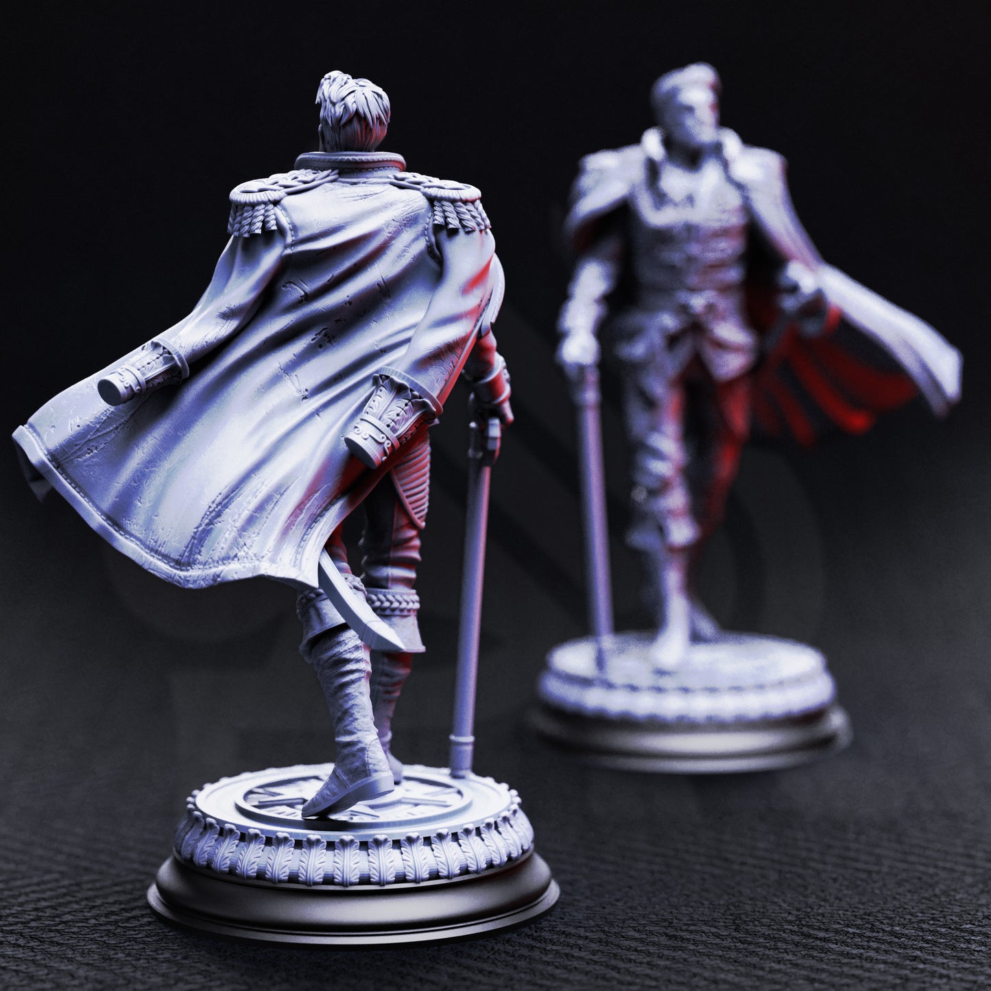 Benoit Blood-Eyes - General of the Damned  | 32mm / 75mm Scale | DM Stash