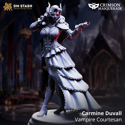 Carmine Duvall - Vampire Courtesan | 32mm / 75mm Scale | DM Stash