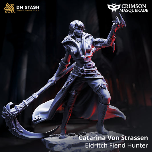 Catarina Von Strassen - Eldritch Fiend Hunter | 32mm / 75mm Scale | DM Stash