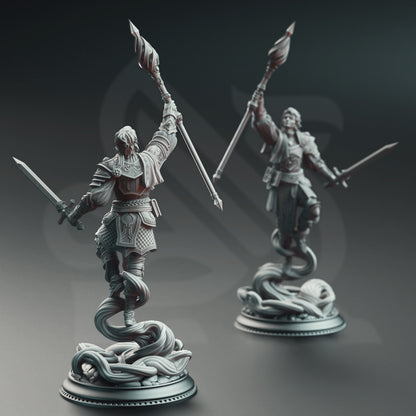 Chandler Marks - Court Mage of Grimhelm | 32mm / 75mm Scale