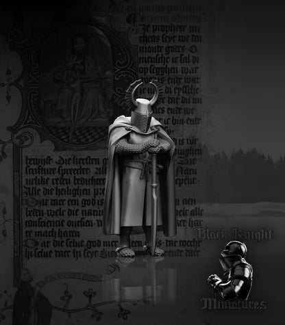13th Century Teutonic Commander | 28mm Scale | Black Knight Miniatures