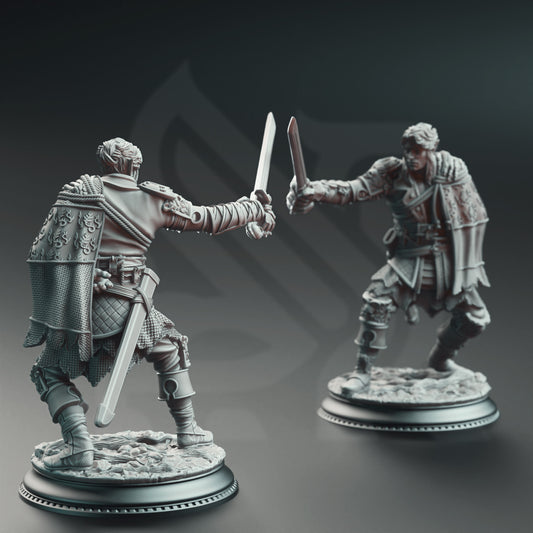 Corin of Lamhet - Half Elf Duelist | 32mm / 75mm Scale